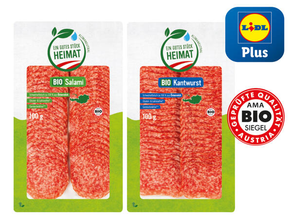 Bio Kantwurst oder Salami