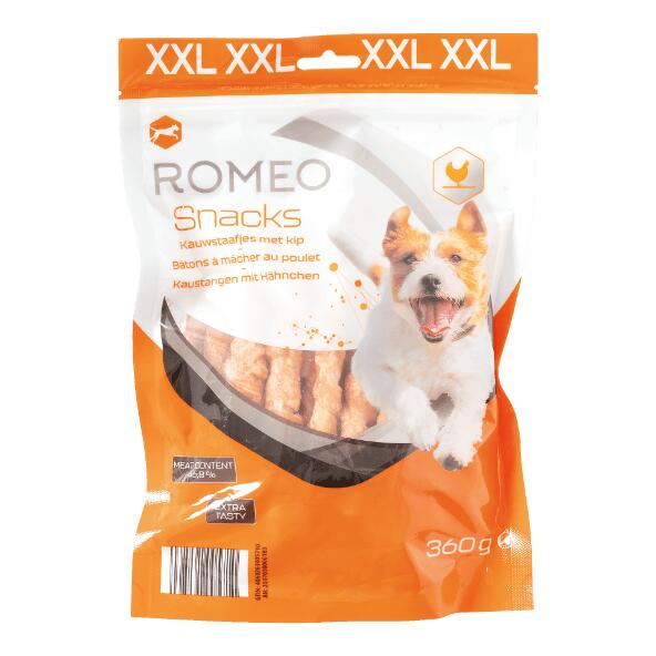 ROMEO(R) 				Geflügelsnacks für Hunde