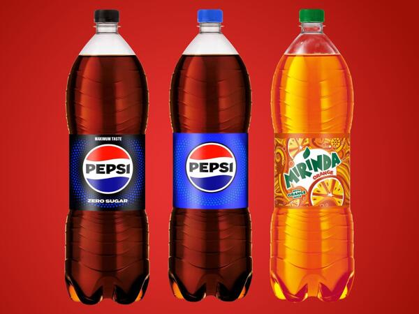 Cola Regular, Cola Max oder Mirinda Orange