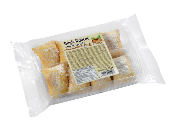 "Bugie" filled with Hazelnut