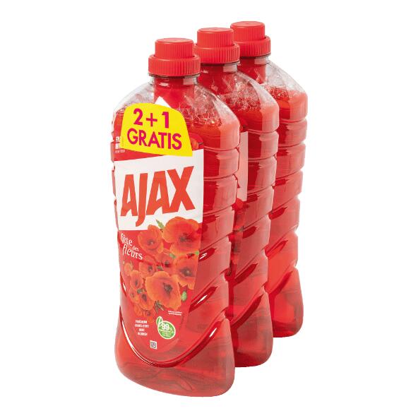 AJAX(R) 				Détergent universel, 3 pcs
