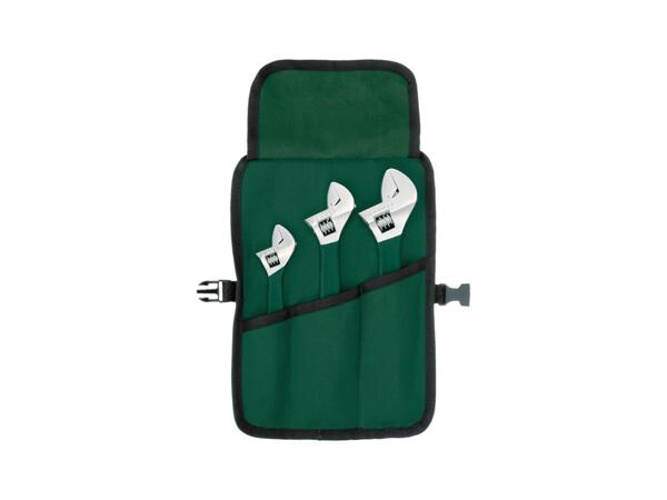 Spanner set or water pump plier set, 3 pieces