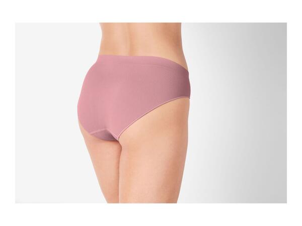 Esmara Ladies' Ribbed Briefs - 3 Pack - Pink