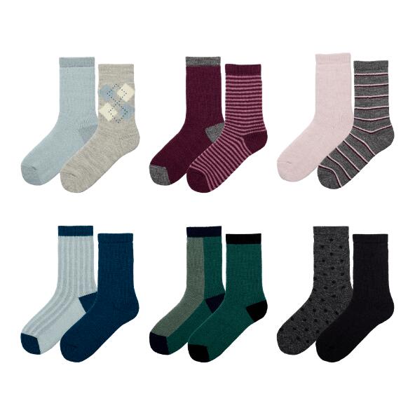 UP2Fashion(R) 				Chaussettes en laine, 2 paires