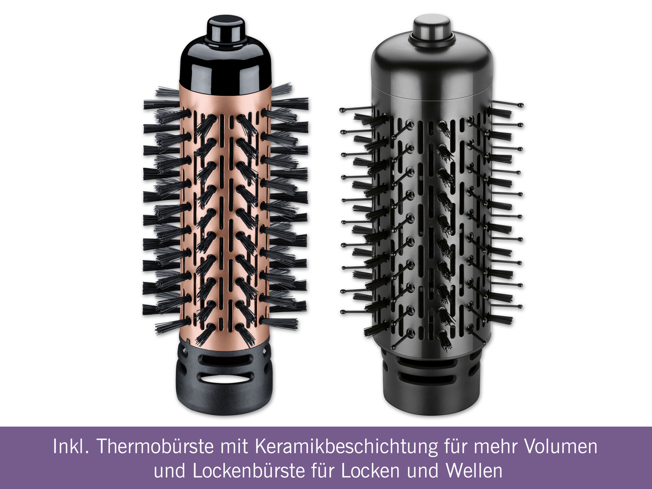 Rotierende Warmluftbürste