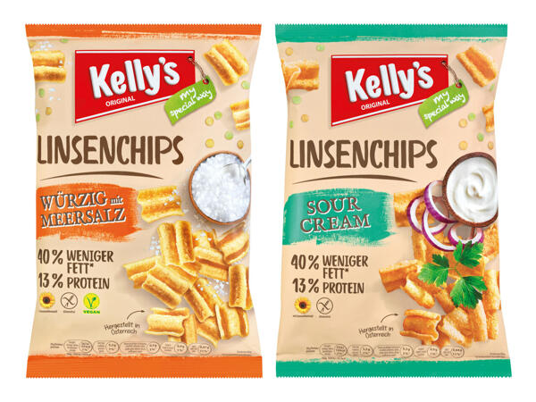 Kelly‘s Linsenchips/Kichererbsen