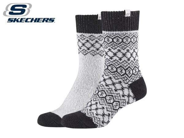 Skechers Ladies' Crew Socks - 2 Pairs