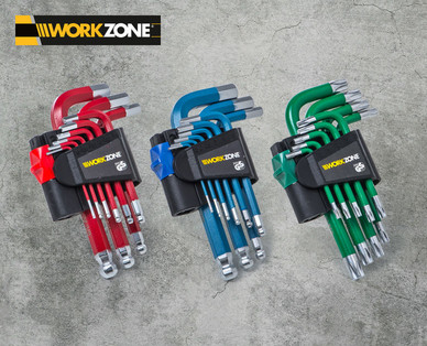 WORKZONE Farbige Sechskantschlüssel