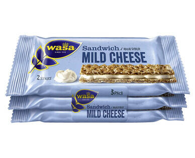 WASA(R) 
 CRACKER SANDWICH TRIO MILD CHEESE