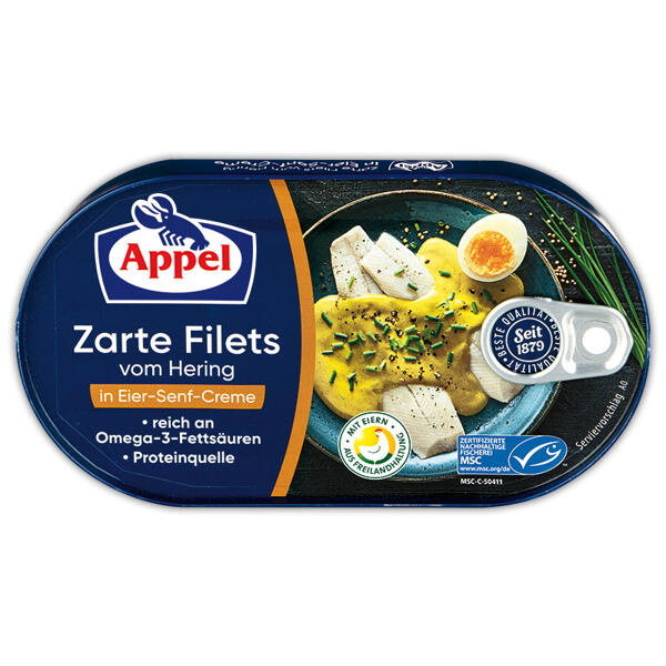 Zarte Filets vom Hering