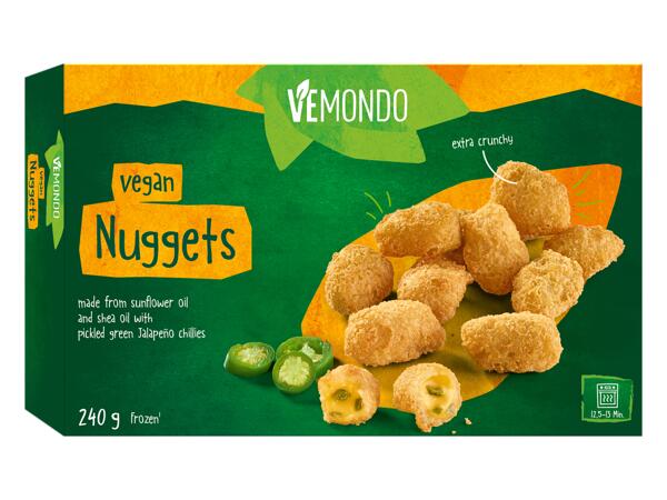 Spicy vegan nuggets