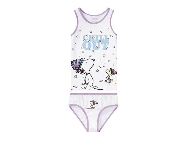 Girls' underwear set "Snoopy, Peppa Pig, Paw Patrol"