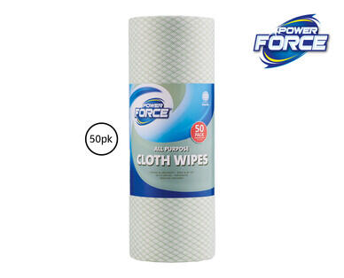 Cloth Wipes on Roll 50pk