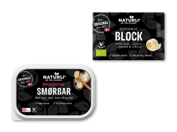 NATURLI‘ Økologisk smørbar eller vegansk blok