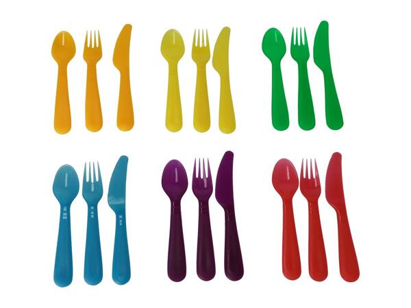Silvercrest Plastic Cutlery Set - 36 Pieces