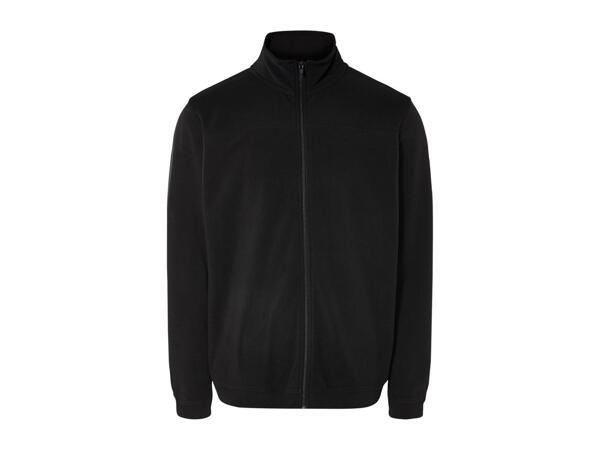 Black Livergy Men's Fleece Tracksuit - 2 Piece Set