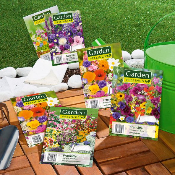 Plantemåtter med sommerblomster