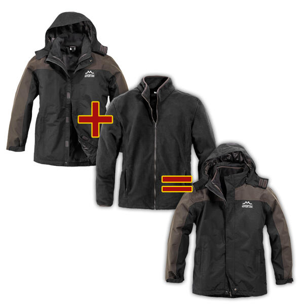 Funktionsjacke 3 in 1