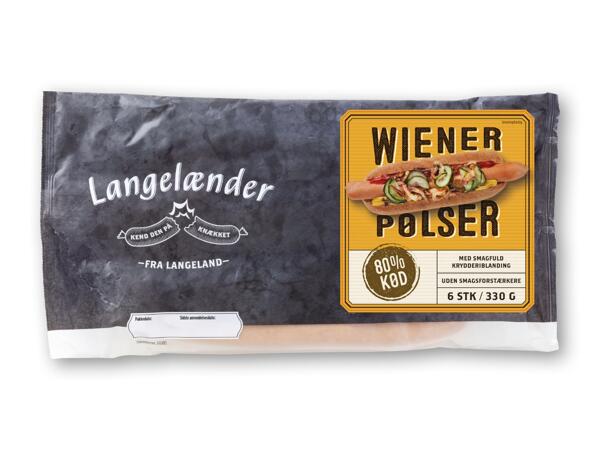 Langelænder wiener-, grill-, hotdog- eller brunchpølser