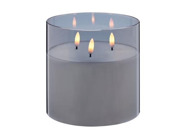 LIVARNO HOME(R) LED-stearinlys i glas