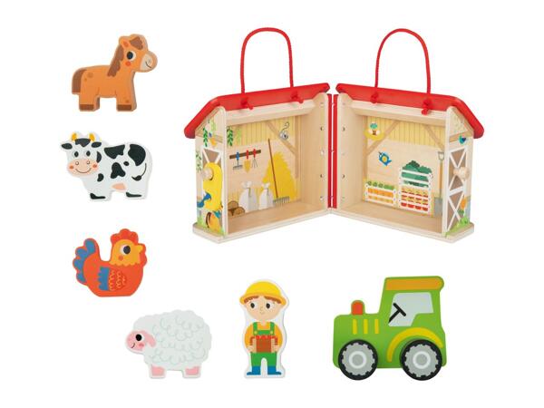 Playtive Portable Doll's House - 7 piece set