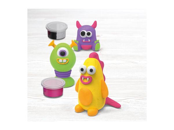 Crelando Monsters Modelling Clay - 6 Pieces