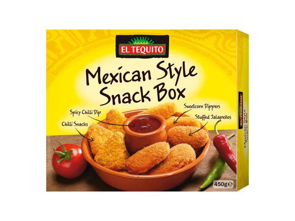 Mexican-style snack box