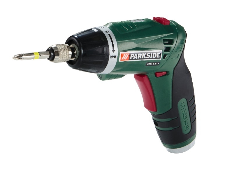 Cordless Screwdriver with Rotating Handle