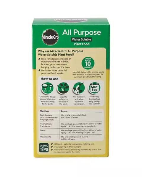 Miracle Grow Lawn Food