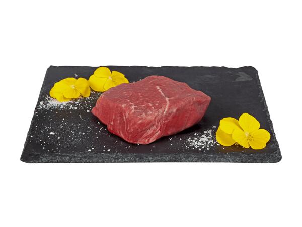 Médaillons de bœuf de pâturage bio, rumpsteak
