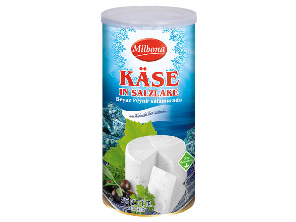 Weichkäse in Salzlake