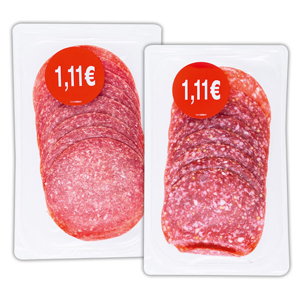 Rohwurst Aufschnitt