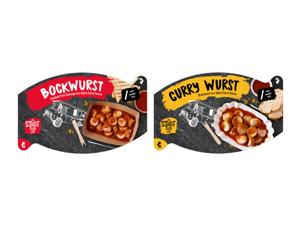 Bockwurst or Curry Wurst