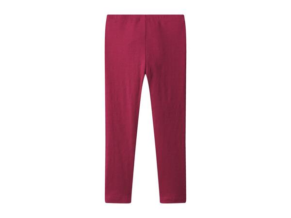 Lupilu Kids' Red & Pink Thermal Leggings - Pack of 2