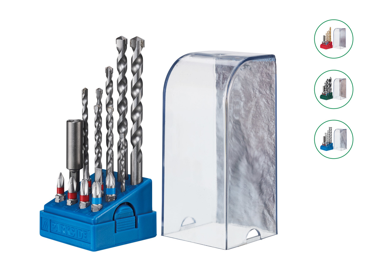 Parkside Wood, HSS or Masonry Drill Bit Set1