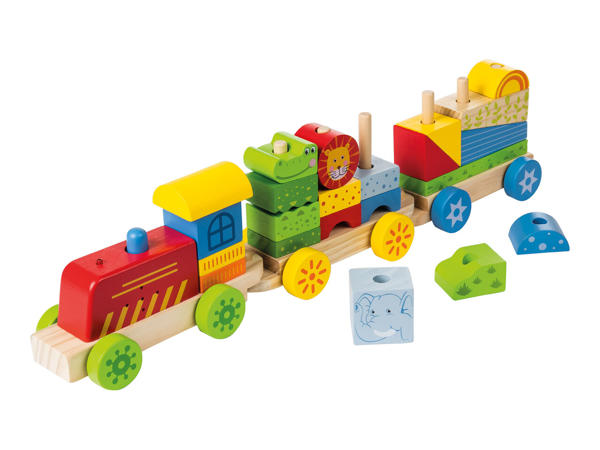 Playtive Junior Noah's Ark Shape-Sorting Game, Tree with Racing Track or Stacking Train