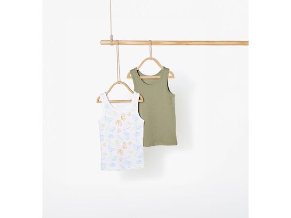 Boys' vests, 2 pieces