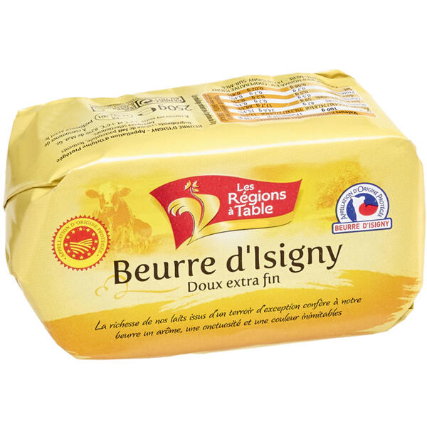 Beurre d'Isigny AOP doux extra-fin