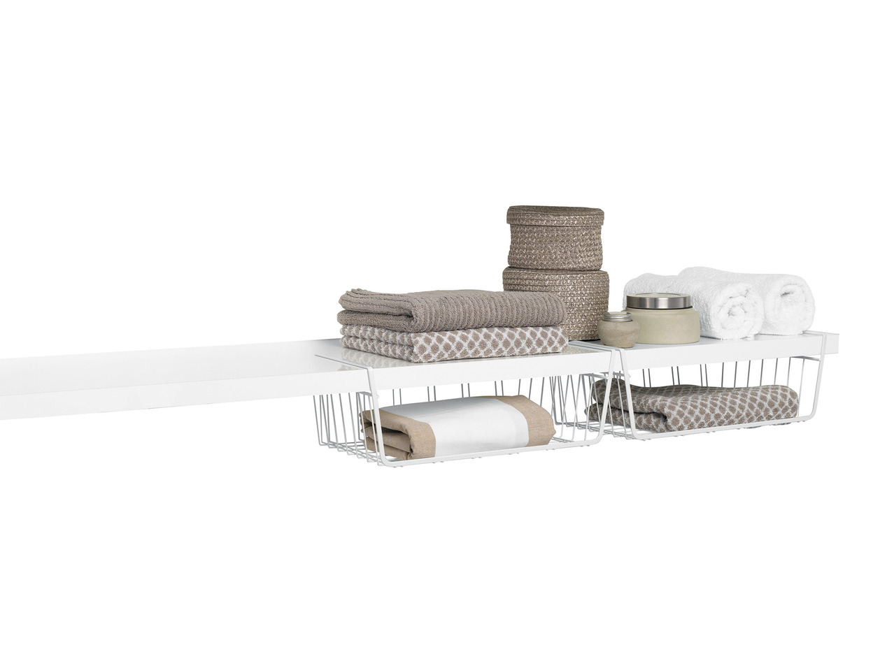 Livarno Living Shelf Dividers or Shelf Storage Baskets1