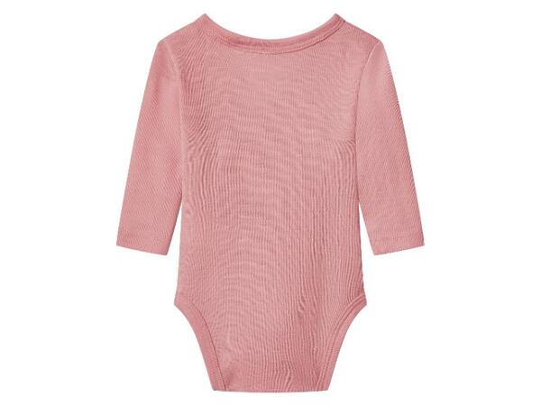 Dětské zavinovací body s dlouhými rukávy z merino vlny a hedvábí