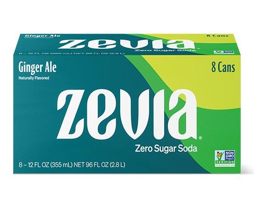 Zevia Zero Calorie 8pk Soda