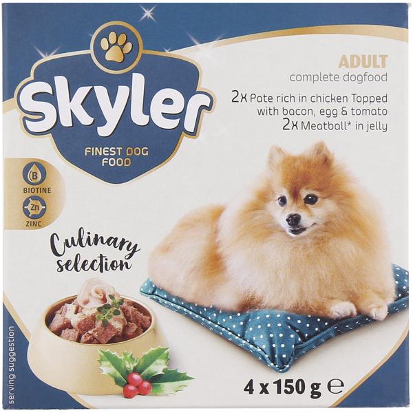 Skyler hondenvoer kerstmaal