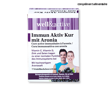 Soin immunitaire actif avec de l'aronia WELL & ACTIVE