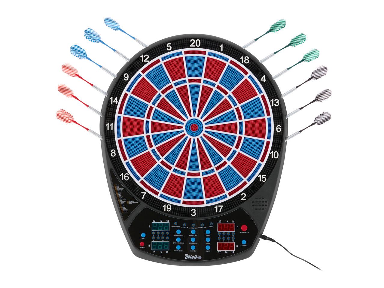 PLAYTIVE Mini Table GamesCRIVIT Electronic Dartboard