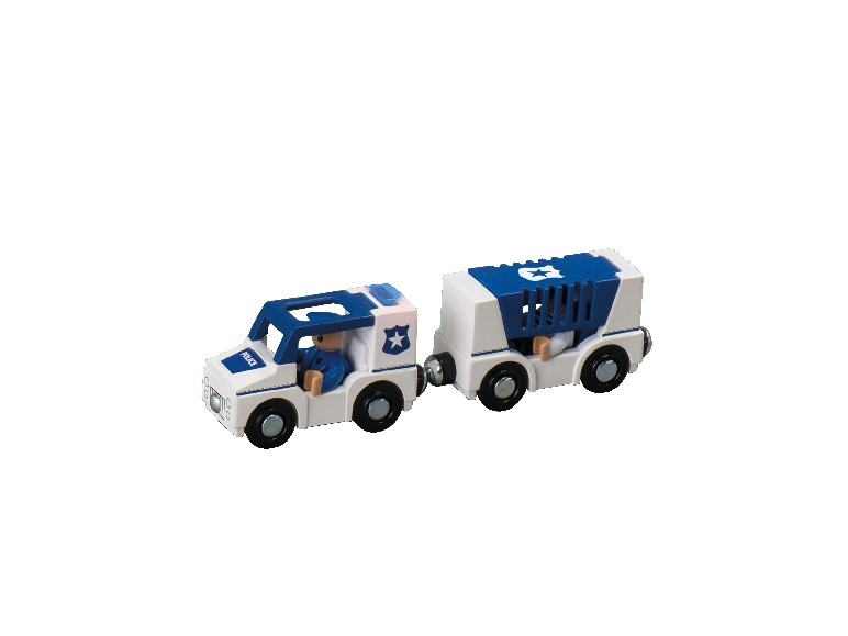 Set of Emergency Vehicles for Standard Toy Wooden Track