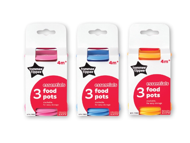TOMMEE TIPPEE(R) Food Pots With Lids