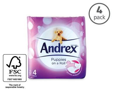 Andrex Puppies on a Roll