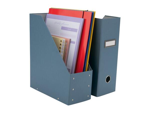 Crelando Blue Magazine File - 2 Pack