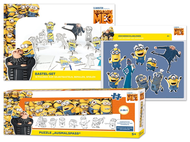 Ausmalpuzzle, -bastelfiguren oder -schablonen