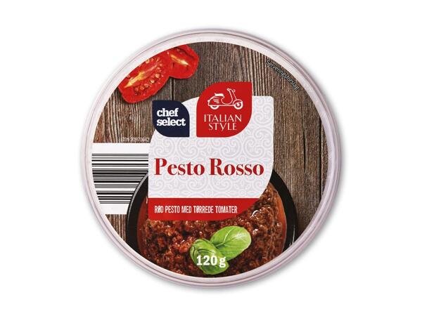 Chorizo, salchichón, serranoskinke eller frisk pesto